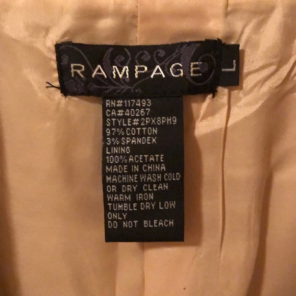šøRampage Belted Khaki Blazeršø - Picture 2 of 3